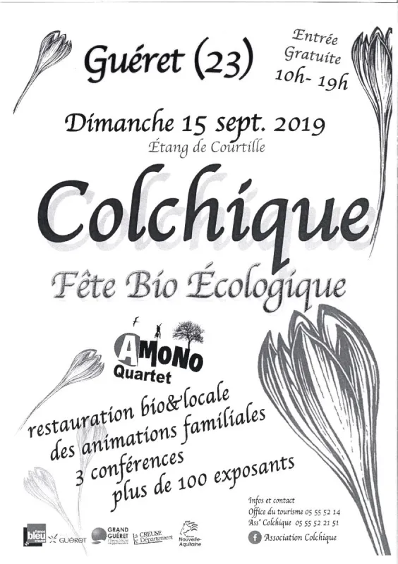 15 septembre 2019, Foire bio  écologique Colchique, Gueret (23) Visuel